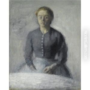 Portraet Af Ida-portrait Of Ida by Vilhelm Hammershoi
