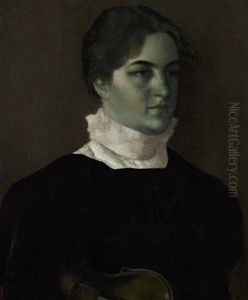 Portrait Of Karen Bramsen Who Later Married Gustav Falck