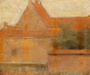 Fra Det Gamle Frederiksborg (study) by Vilhelm Hammershoi