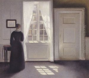 Interior Fra Strandgade 30 by Vilhelm Hammershoi