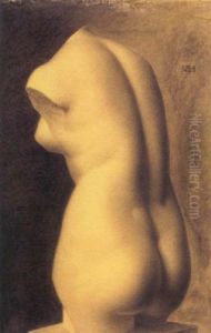 Kultegning Af Klassik Kvindetorso Kultegning Af Klassik Kvindetorso
