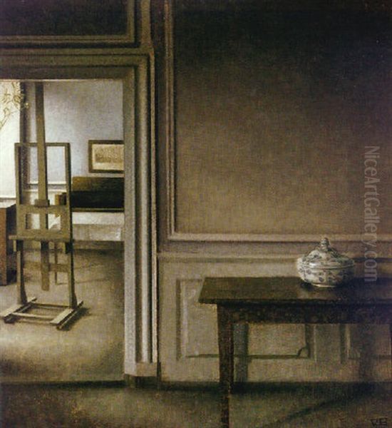 Interior (with Easel And Punch Bowl, Standgade 30) - view 1