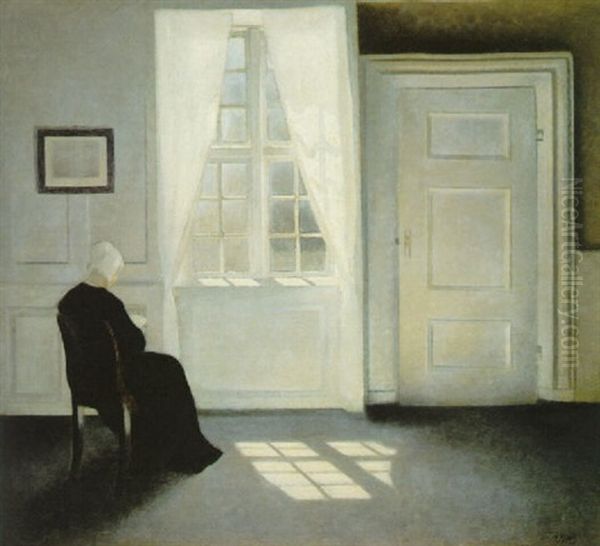 Ida Reading In Sunlight, Strandgade 30 - view 1