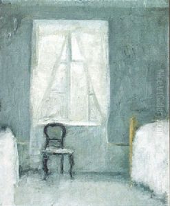 The Bedroom Window by Vilhelm Hammershoi