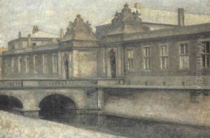 Marmorbroen by Vilhelm Hammershoi
