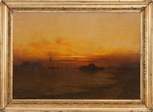 Dramatic Sunset On The Coast by John Olson Hammerstad