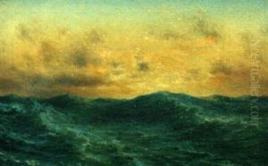 Sunrise Over The Ocean by John Olson Hammerstad