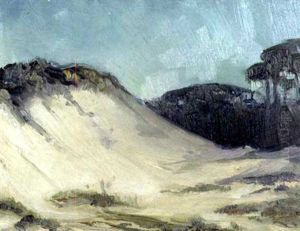 Moonlight, Carmel Dunes by Arthur J. Hammond