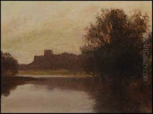 Castle Overlooking The River - view 1