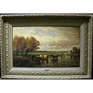 Cattle Watering by John A. Hammond