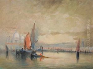 Untitled (sailboats In A Pink Sunset) Untitled (sailboats In A Pink Sunset)