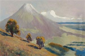 Fuji Yama At Sunlight