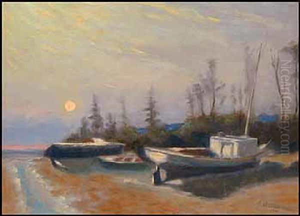 Fishing Boats, Allens Creek - view 1