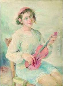Jacob . Jeune Violoniste. 1928 by Jacob, Jacques Balgley