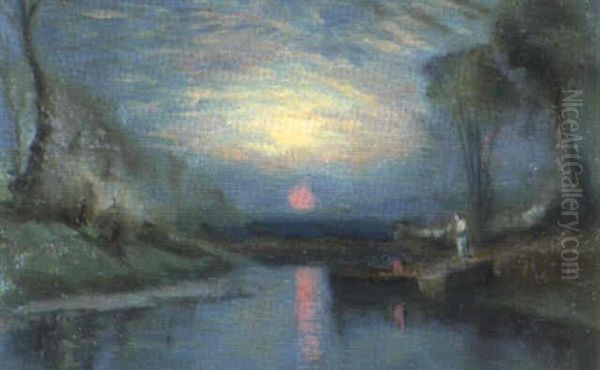 Sunset By The River - view 1
