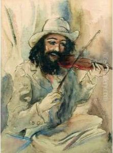 Le Violoniste by Jacob, Jacques Balgley