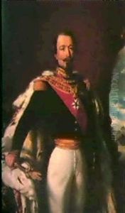 Portrait De L'empereur Napoleon Iii (1808-1873) Et De       L'imperatrice Eugenie (1826-1920)