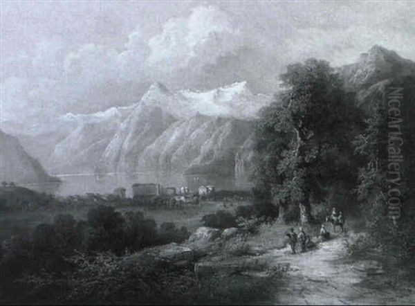Blick Auf Dem Uri- Rothstock Am Vierwaldstatter See - view 1