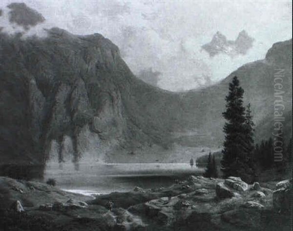 Schweizer Gebirgssee - view 1