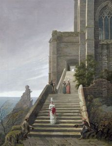 Gotische Kirche Am Meer by Karl Friedrich Hampe