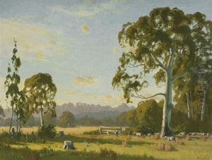 Pastoral Scene by Carl Hampel