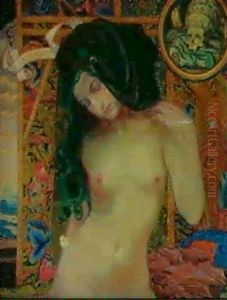 Jeune Fille Au Papillon
