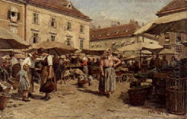 A Busy Marketplace - view 1