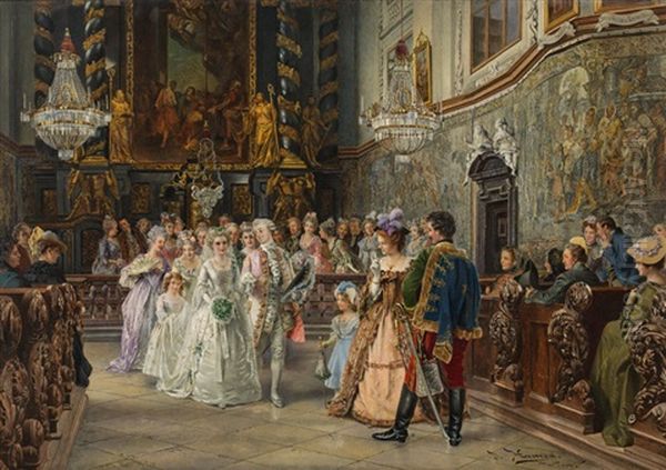 The Wedding Procession - view 1