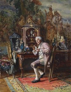 Der Kunstliebhaber by Johann Hamza