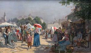 Pa Marknaden by Johann Hamza