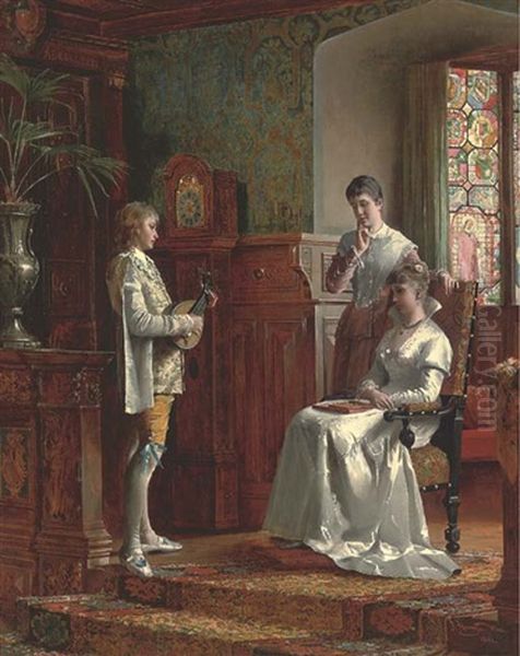A Tune On The Lute - view 1