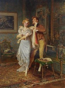Preparing For The Theatre by Johann Hamza
