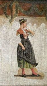 Madchenfigur by Johann Hamza