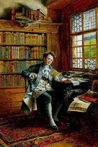 In Der Bibliothek by Johann Hamza