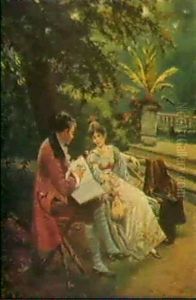 Im Schlosspark by Johann Hamza