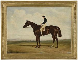 The Chestnut Thoroughbred Mundig by Charles Hancock
