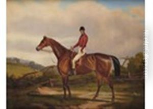 Sir Joseph Hawley's Fernhill A Dark Bay Racehorse With Jockey Up