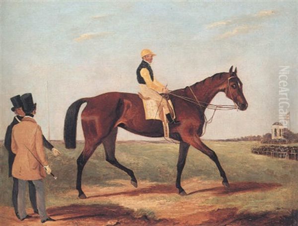 "blue Bonnet" With Jockey Up - view 1