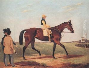 "blue Bonnet" With Jockey Up "blue Bonnet" With Jockey Up
