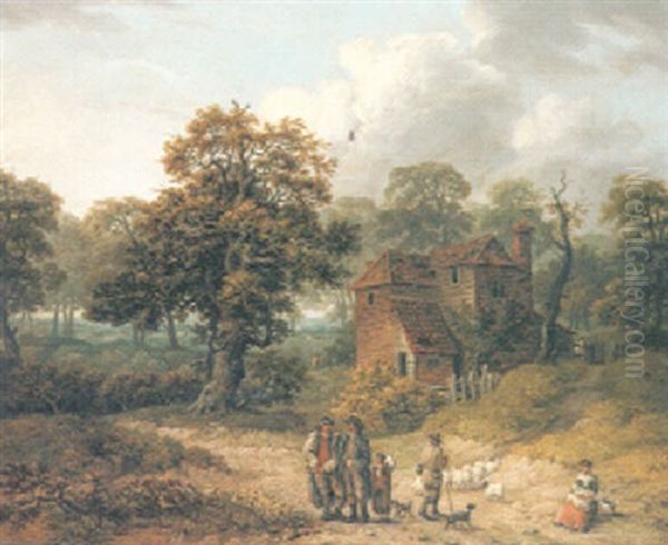 Landscape With Travellers - view 1