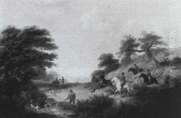 Landscape With Gentlemen Out Hunting - view 1