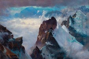 The Bernina Range by Eduard Freiherr von Handel-Mazetti