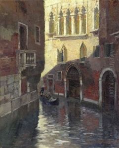 Gondoliere In Venedig