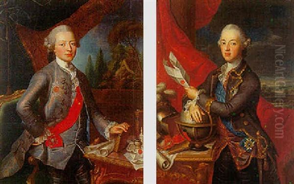 August Friedrich Printz Von Hollstein-gottorp Erbe Zu Norwegen (+ Peter Friedrich Ludwig Herzog Zu Schleswig-hollstein, Storman, Graf Zu Oldenburg Und Delmenhost; 2 Works) - view 1