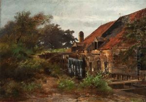 The Old Watermill Wolfheze by Louwrens Hanedoes