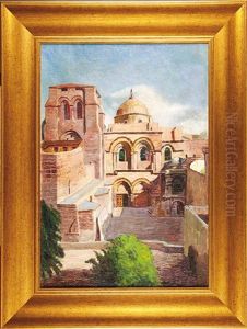 Pejzaz Z Meczetem by Maks (Max) Haneman