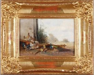 Pfau Und Federvieh by Max Josef Haenger Sr.