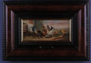 Huhner Und Fasan by Max Josef Haenger Sr.