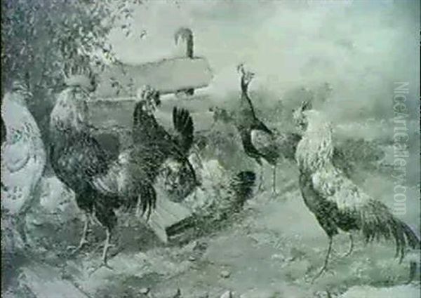 Poultry In A Landscape - view 1