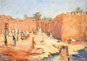 Algeriennes Au Bord De L'oued Algeriennes Au Bord De L'oued